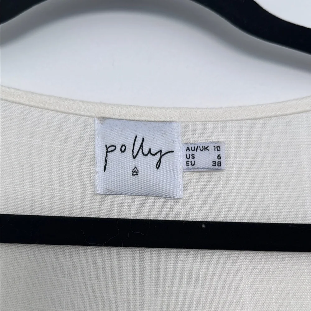 Princess Polly te amo Cream Mini Dress size US6